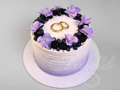 Небольшой свадебный торт 1808520 стоимостью 6 100 рублей - торты на заказ  ПРЕМИУМ-класса от КП «Алтуфьево»