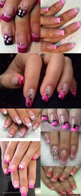 Идеи для розового маникюра | Ноготок, рисунки на ногтях