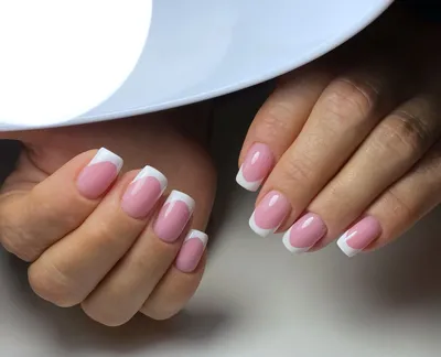 Френч на розовой базе | French nails, Nails, Better life quotes