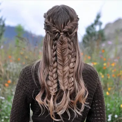 Необычные косички на длинные волосы (55 лучших фото)