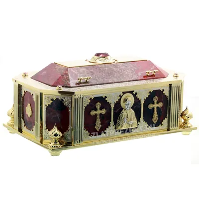 Купить ковчеги и мощевики для икон и святых мощей - ковчеги и мощевики для  икон и святых мощей из золота на заказ