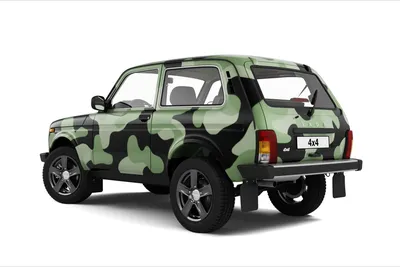 Для Lada 4x4 начали предлагать окраску в стиле милитари