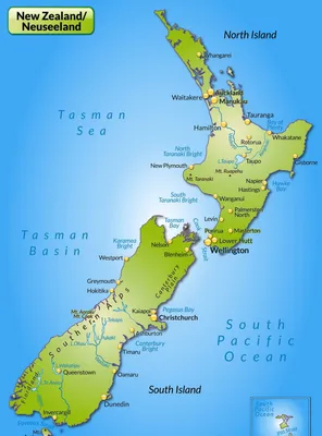 Новая Зеландия география, города, культура.