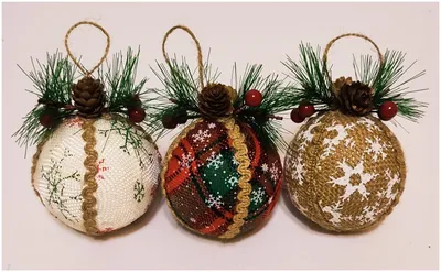 Набор новогодних шаров из бархата с вышивкой – купить онлайн на Ярмарке  Мастеров – S6TCURU | Елочные игрушки, Москва