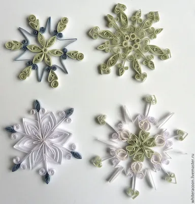 Создаем нежные снежинки в технике квиллинг | Журнал Ярмарки Мастеров