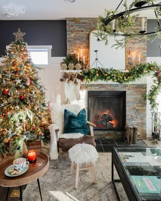 Как создать новогоднюю атмосферу: декорируем гостиную — INMYROOM