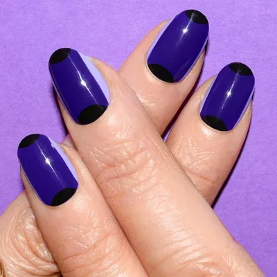 Фиолетовый маникюр [сиреневый]: 70 фото дизайна ногтей