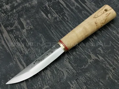 Якутский нож сталь Х12МФ, рукоять карельская береза, латунь - купить в  НожиMAN