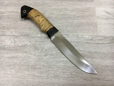 Нож Ястреб, кованая Х12МФ, рукоять береста, граб - купить по выгодной цене  | Kusnica