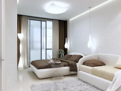 Дизайн спальни в светлых тонах современный стиль » Картинки и фотографии  дизайна квартир, домов, коттеджей