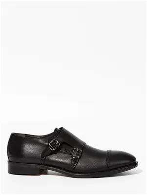 Туфли монки мужские из натуральной итальянской кожи PHILIPPE ANDERS черные  44 размер — купить в интернет-магазине по низкой цене на Яндекс Маркете
