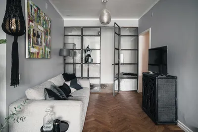 Дизайн однокомнатной квартиры со спальней в алькове