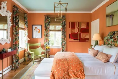 Спальня в оранжевом цвете (43 фото) - красивые картинки и HD фото