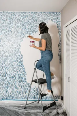 Идеи покраски стен (74 фото)