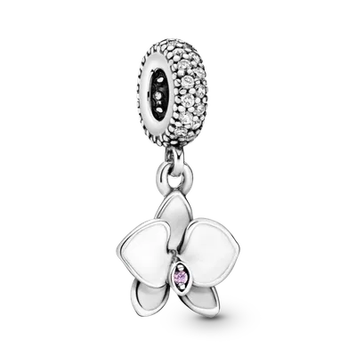 Купить шарм PANDORA \"Пурпурная орхидея\" 792074EN69 | Интернет магазин  FRAGOLA (Украина)