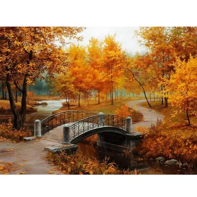 Обои Красивые осенние пейзажи, река, деревья, дома 2560x1920 HD Изображение