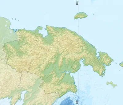 Файл:Russia Chukotka Autonomous Okrug relief location map.png — Википедия