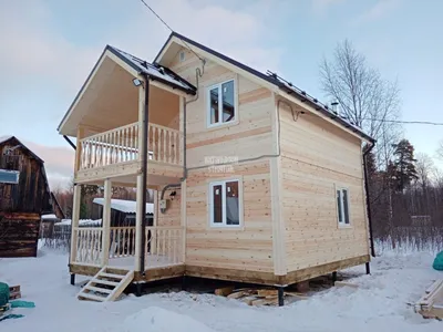 Внутренняя отделка дома из бруса, отделка брусового дома внутри