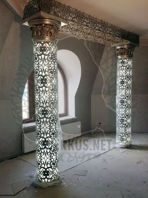 Световые столбы, Колонны | Дизайн колонны, Современный дизайн потолка,  Дизайн потолка