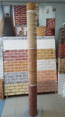 Отделка колонн гибкой плиткой - Гибкая плитка - ЭВЕГА - строительные и  отделочные материалы