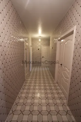 Фото укладки плитки в коридоре и туалете - МихалычСтрой