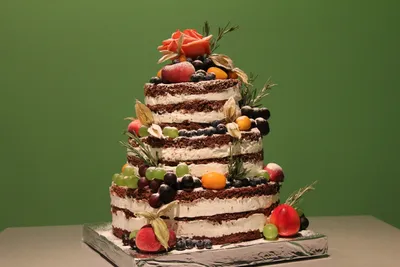 Cakes.by — выпекаем шедевры » «Голый торт» — новый модный тренд