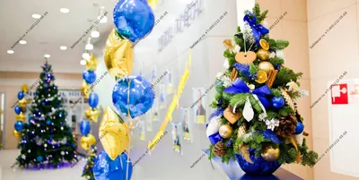 Заказать воздушные шары Новый год в Москве: украшение и оформление залов от  агентства BallDecor