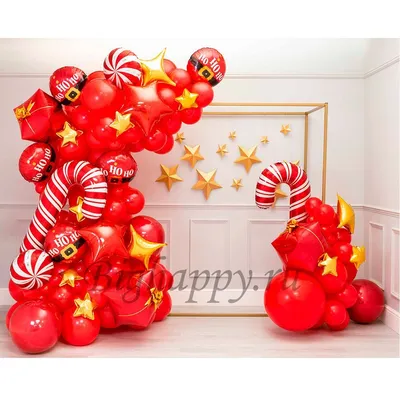 Фотозона из воздушных шаров, Рождество купить в Москве с доставкой: цена,  фото, описание | Артикул:A-004753