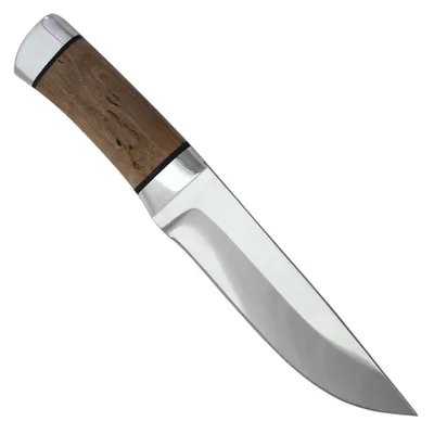 Купить нож охотничий, туристический Алтай Н4, сталь: ЭИ-107, рукоять:  дюраль, орех