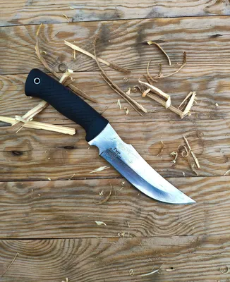 Охотничий нож Сахалин (95х18, береста, венге)