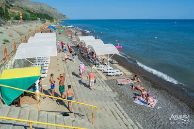 Пляжи посёлка Морское и Веселовской бухты в Крыму