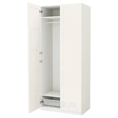 Каркас гардероба, белый 100x58x236 см IKEA PAX ПАКС 700.140.13 купить в  Минске, цена 331 рублей - Интернет магазин aIKEA.by