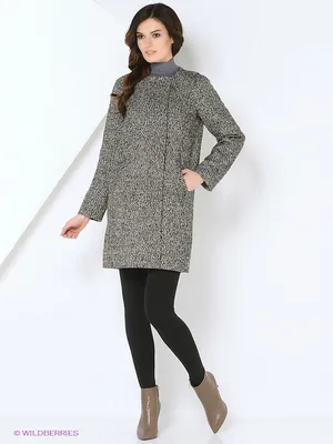 Пальто в елочку - купить стильное весеннее пальто в елочку в интернет  магазине