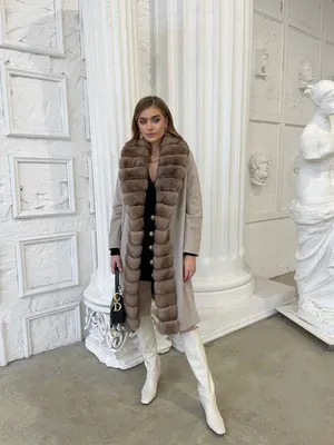 Пальто с соболем Adriano Ricci купить в интернет-магазине Pret-a-Porter Furs