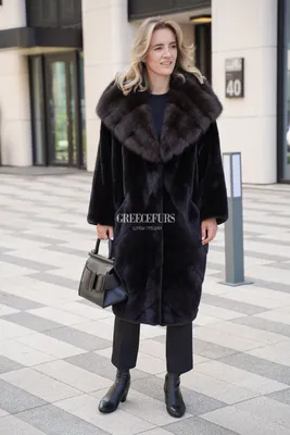 Пальто из соболя 41 длиной 120 см, Греция – купить в Москве на сайте  sobol.ru
