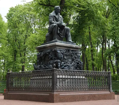 Памятник И.А. Крылову - Клодт П. К. :: Артпоиск - русские художники