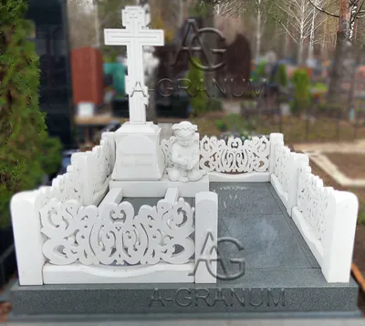 Памятники на могилу из белого мрамора | Изготовление памятников и скульптур