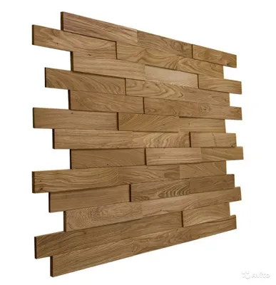 3D деревянные стеновые панели из массива дуба – купить на Ярмарке Мастеров  – LGZX6RU | Декоративные панели, Москва