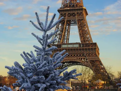 Париж зимой - 62 фото