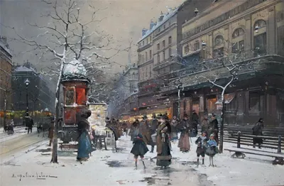 Париж зимой | Пикабу