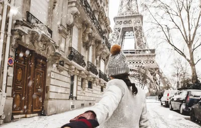 Париж зимой Изображения – скачать бесплатно на Freepik