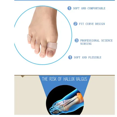 Ног носок для ухода за кожей стоп исправление вальгусной деформации первого  пальца стопы с бантом на ноги педикюр ортопедические корректор шишки на  большом пальце разделитель для пальцев ноги большого пальца ноги  выпрямитель