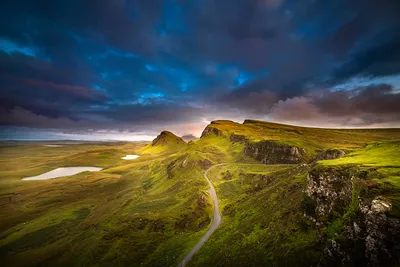 Фото Шотландия Isle of Skye Inner Hebrides Горы Природа Пейзаж