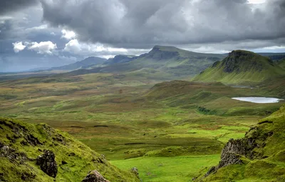 Обои Луга, Горы, Шотландия картинки на рабочий стол, раздел пейзажи -  скачать
