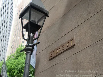 Прогулки по Нью-Йорку: Stone street- самая старая мощеная улица в Нью-Йорке