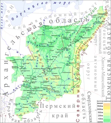 Карты городов Республики Коми