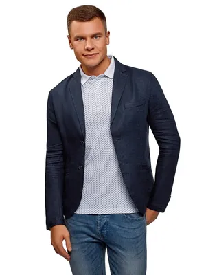 Пиджак под джинсы мужской 2022-2023 | Повседневный пиджак с джинсами |  Стильный, кэжуал, черный