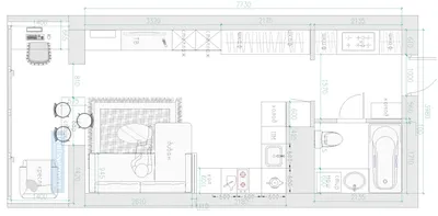 Планировка квартиры студии 30 кв.м. с фото | Студия Дениса Серова