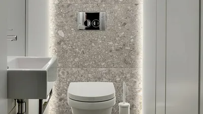 Чем можно отделать туалет: обои, пластиковые панели, керамическая плитка,  краска, натяжной потолок, наливной пол и ламинат, сравнение материалов по  стоимости