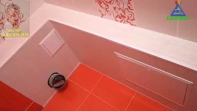 Установка люка в туалете на пластиковые панели - YouTube